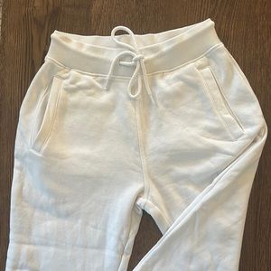 FashionNova White Sweatpants